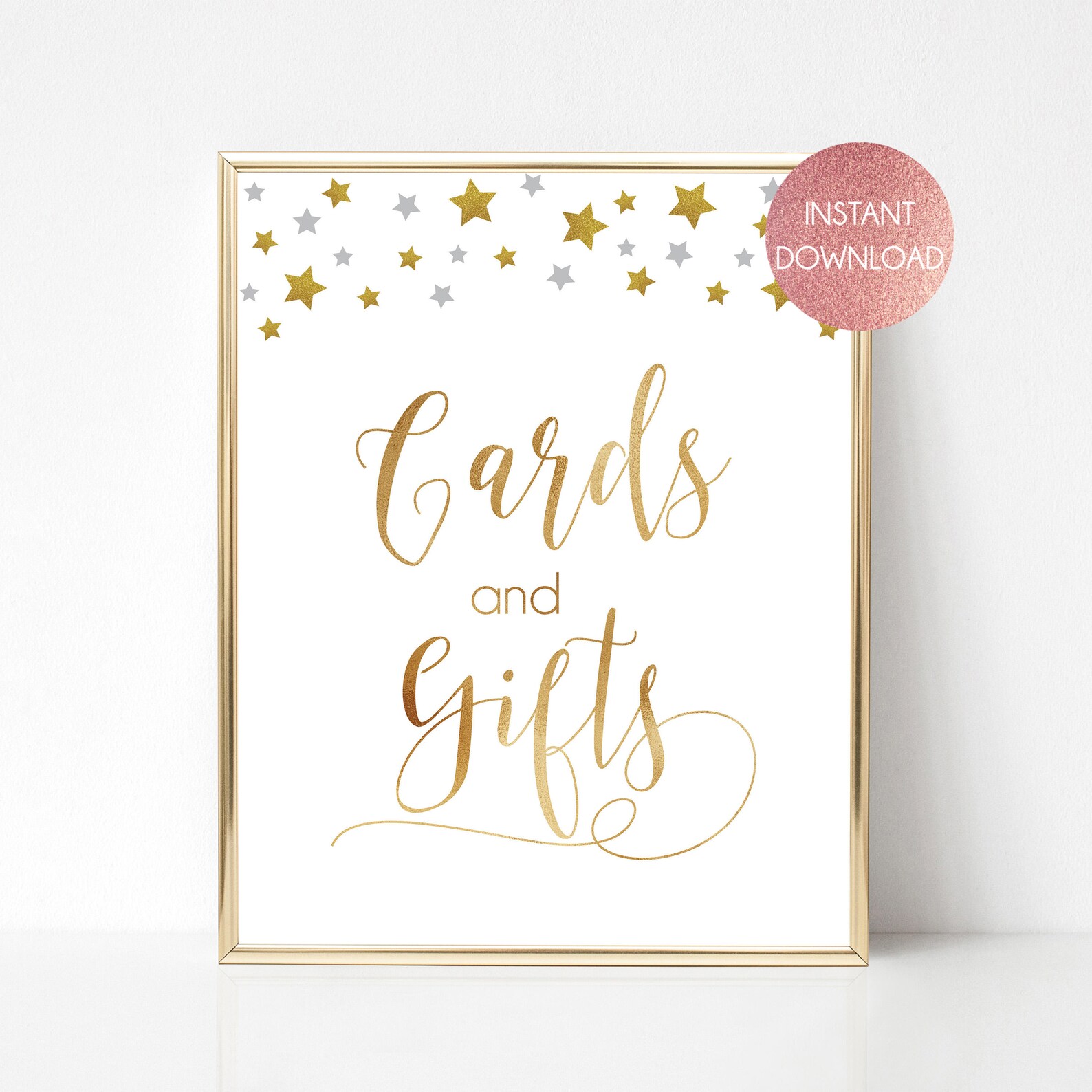 Cards and Gifts Sign Printable Baby Shower Gifts and Cards - Etsy