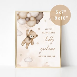 Guess How Many Teddy Grahams Are in the Jar Brown Teddy Bear Gender ...