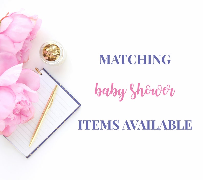 Guess What's in the Diaper Bag Baby Shower Guessing Game Etsy