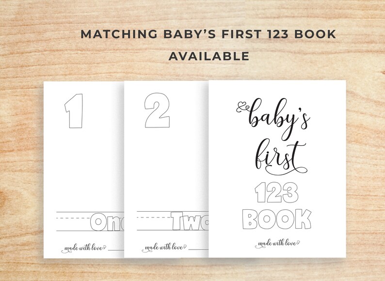ABC Book Baby Shower Alphabet Book Baby Shower Baby's Etsy