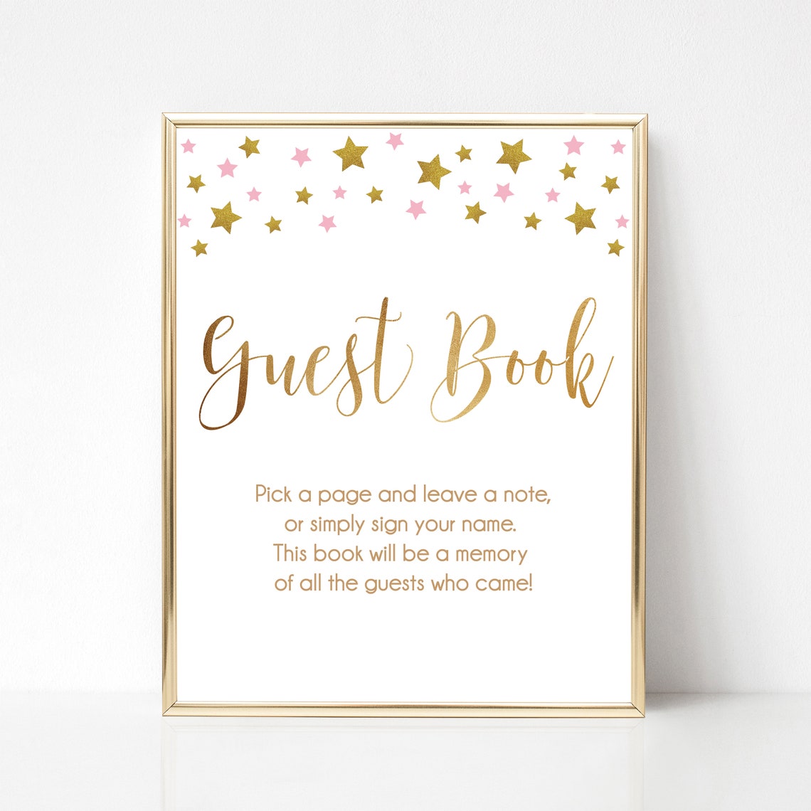 Baby Shower Guest Book Sign Printable Guest Book Sign Baby | Etsy