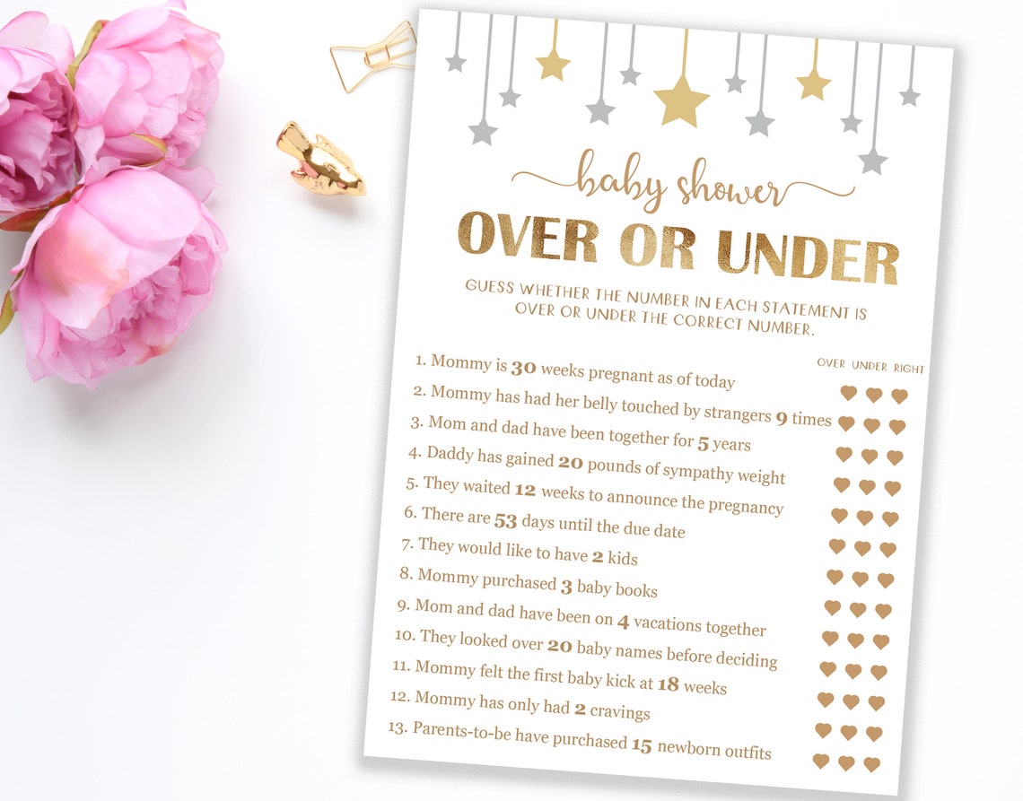 Pass the Prize Baby Shower Pass the Gift Printable Twinkle - Etsy