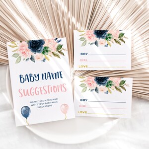 Suggestions de prénoms bleu marine et rose poudré pour bébé