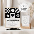 High Contrast Card Station, DIY Contrast Cards, Baby Shower Coloring Cards, Tummy Time Cards product logo