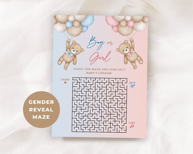 Left Right Baby Shower Story Game Teddy Bear Baby Shower Etsy