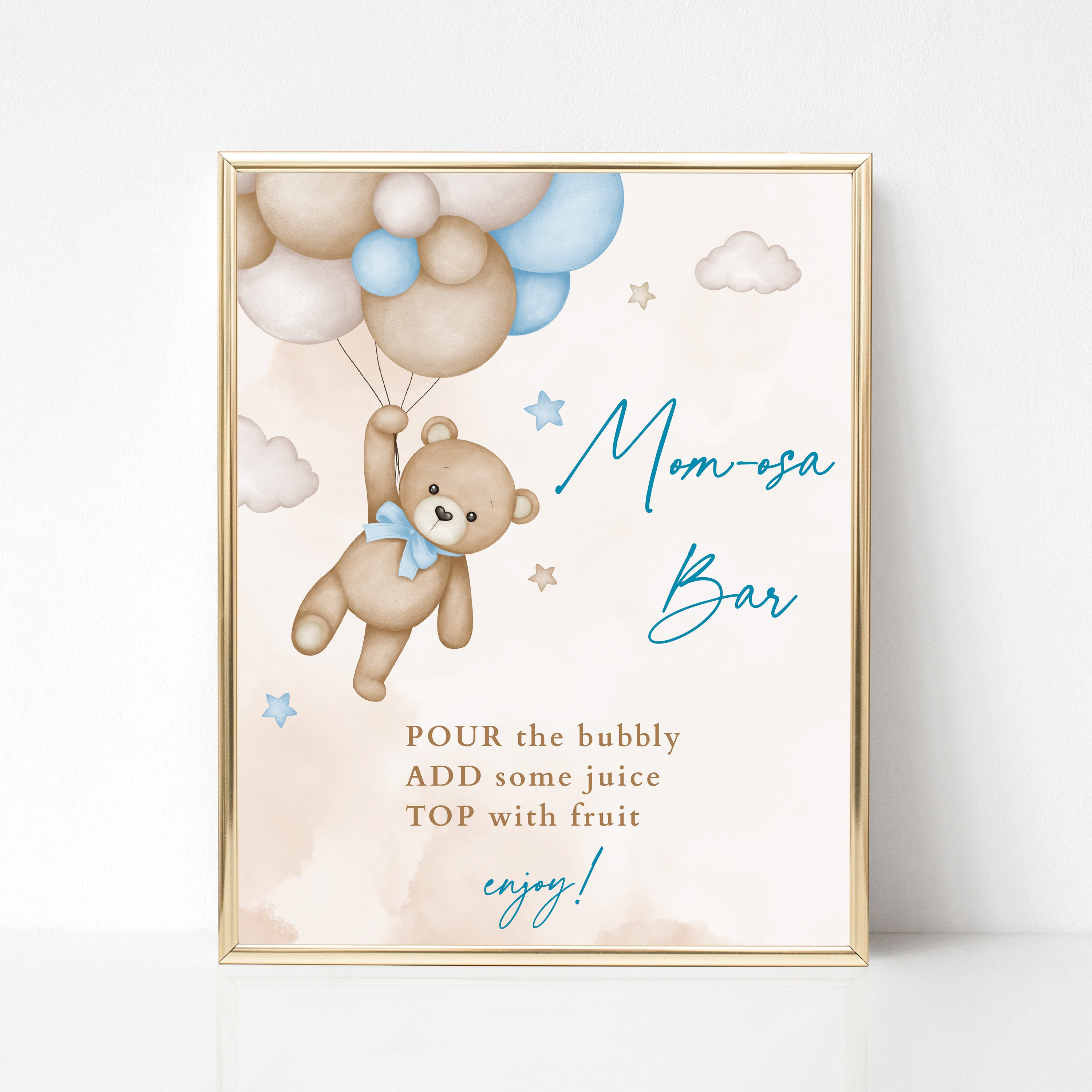 Gioco Baby Shower 'How Big Is Mummy's Pancia?' - Metro A Nastro E Schede Per 20 Giocatori, Tema Rosa/Azzurro, Colore Blu, Indovina La Misura Della Pancia - 2
