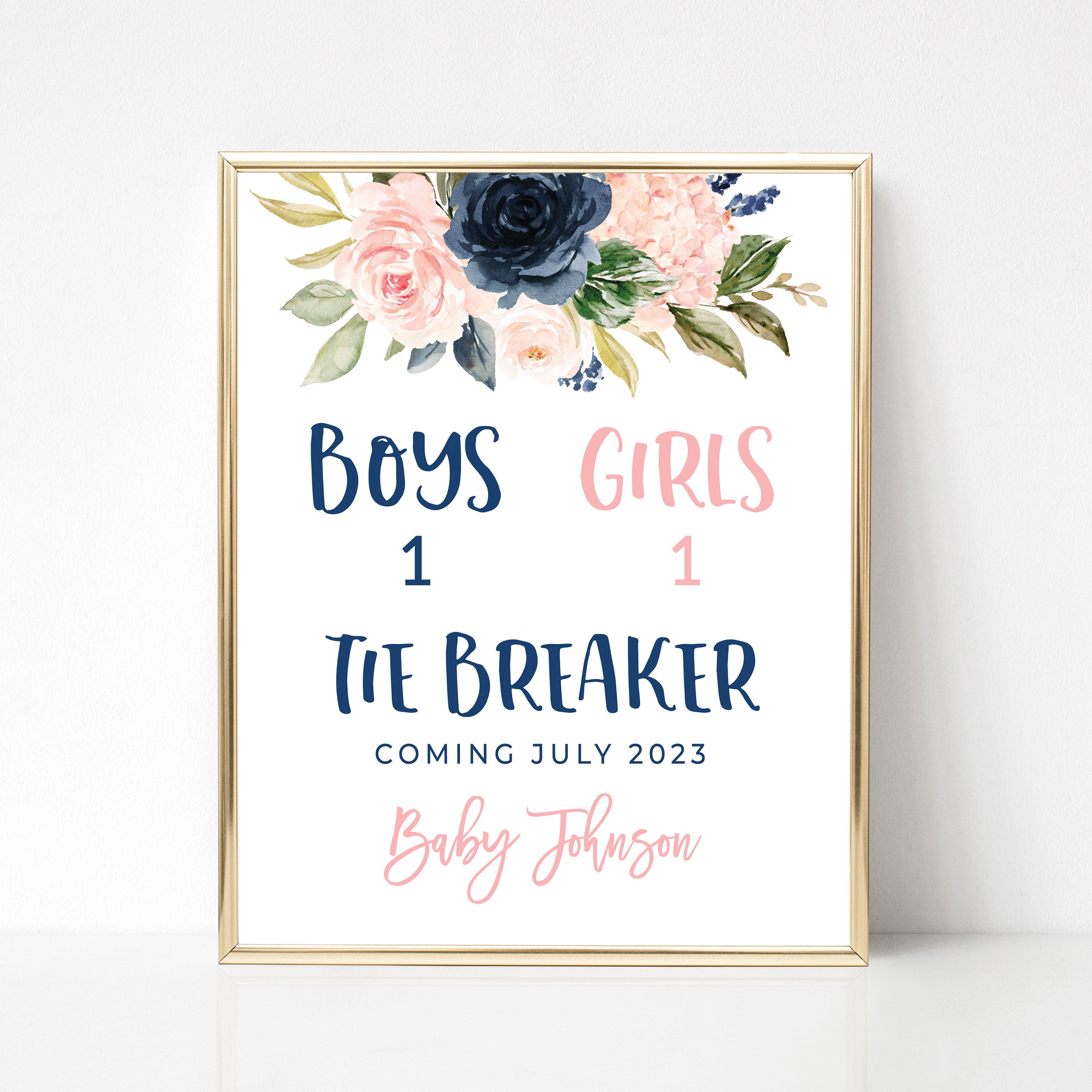 TIE BREAKER black | Greeting Card