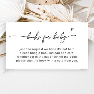 Livres minimalistes MODIFIABLES pour carte de bébé, hors-texte de demande de livre, baby shower minimaliste moderne, baby shower sans distinction de sexe