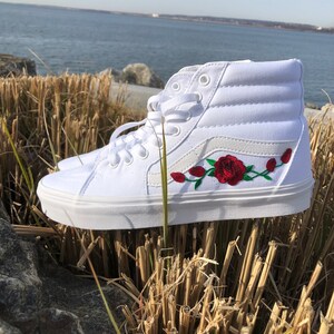 roses vans shoes