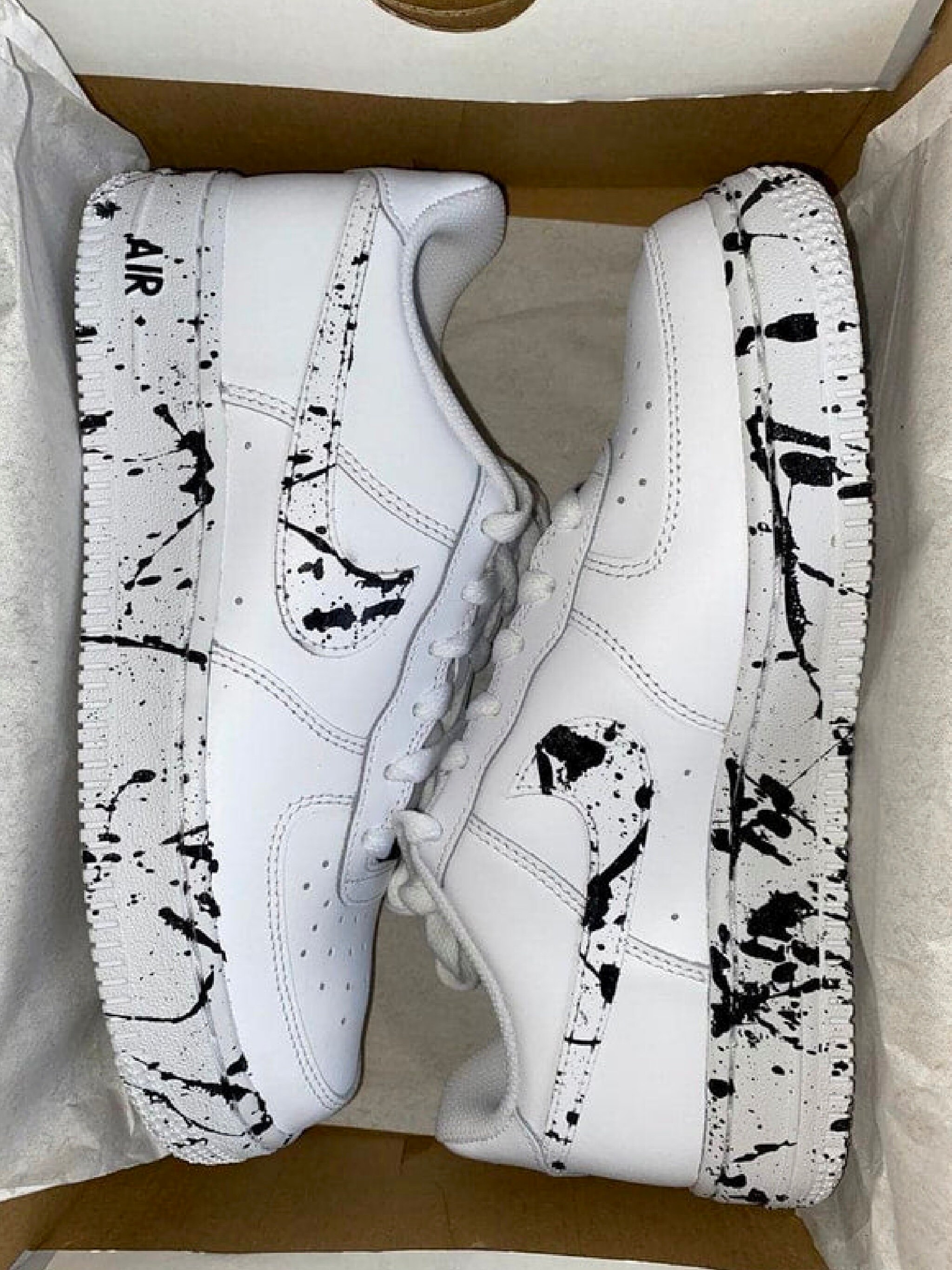 Air Force One Splatter Af1 Paint Splatter Etsy
