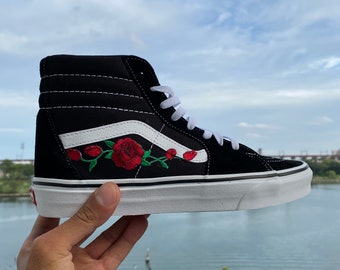 rose vans etsy