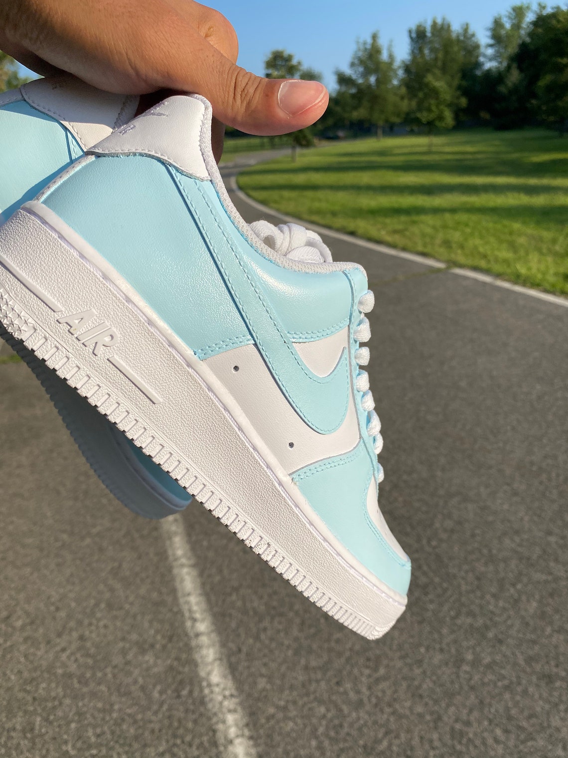 baby blue nike air force