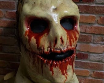 Creepy Ghoul Asylum Mask Latex and Canvas Ultimate Tortured Soul