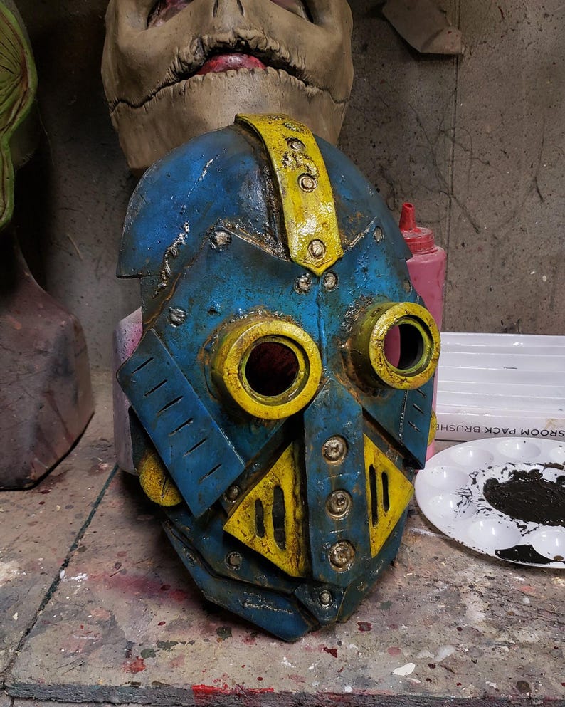 Resin Wasteland Raider Cosplay Mask for Collectors, Actors, or ...