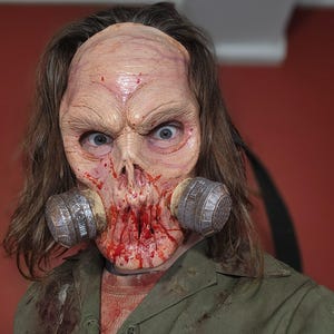 READY TO SHIP Latex Ghoul Gas Mask for Haunted Attractions, Collectors, and Musicians