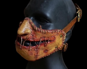 Latex Gein Quarter Mask For Serial Killer Costume