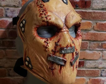 Tormentor Latex Serial Killer Mask For Haunted Attractions Musicians Or Collectors