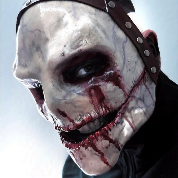 Creepy Latex Ghoul Asylum Mask