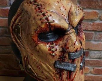 Tormentor Latex Serial Killer Mask For Haunted Attractions Musicians Or Collectors Ultimate Slasher Edition