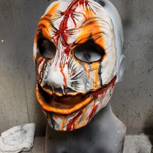 Custom Horror Clown Latex Mask - Handmade for Haunt Actors & Musicians ...