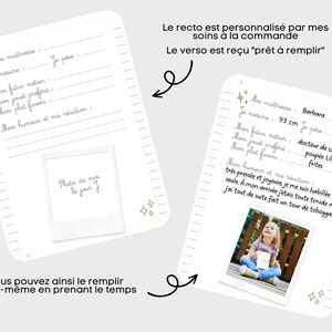 Cartão de volta às aulas personalizável para crianças - lembrança escolar exclusiva imagem 5