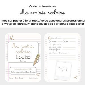 Cartão de volta às aulas personalizável para crianças - lembrança escolar exclusiva imagem 7