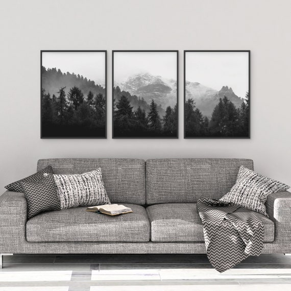 White space - From above landscape 50x70 - Poster –