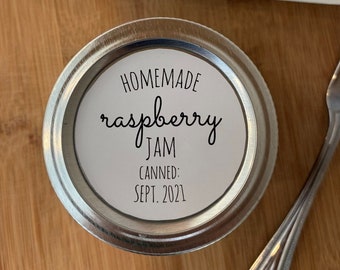 Personalized Jam Sticker Labels • Customization • Homemade Mason Jar Gift • 2 inch Round • Neighbor Gift •  Shower Present • 20