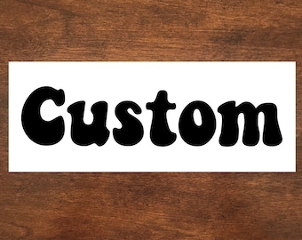 Custom/personalized Groovy - Hippie - Retro - Iron on NAME or WORD - Vinyl Heat Transfer Decal - Heat Transfer