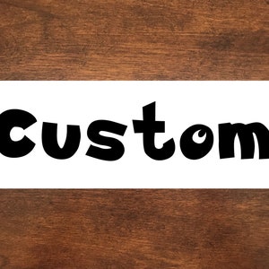 Custom/personalized Iron on NAME or WORD - Vinyl Transfer Decal - Heat Transfer