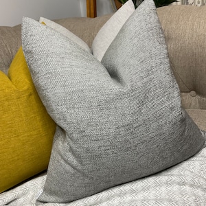 Decorative Floral Cushion Cover Pillowcase 18&quot; / 16&quot; Double Sided Natural Green Cotton Handmade Countryside Decor