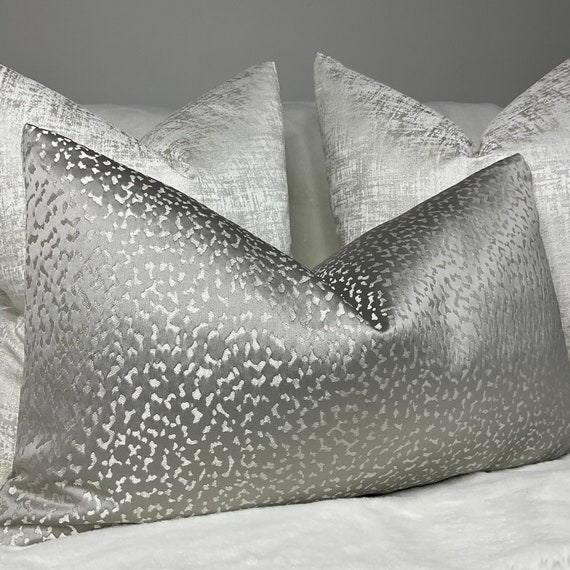 Silver rectangle cheap cushion