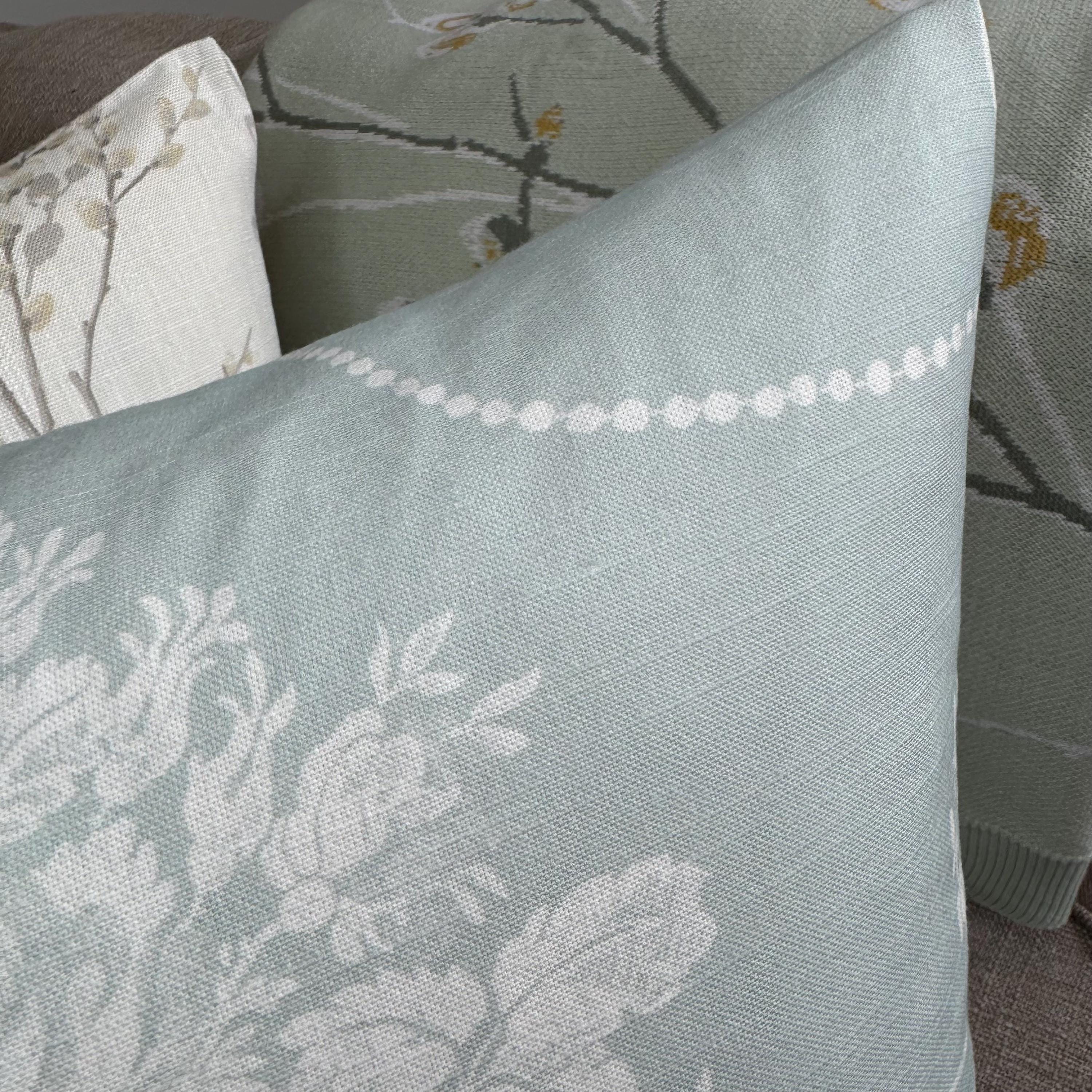 エレガントなローラアシュレイ ジョゼット クッションカバー：ダック