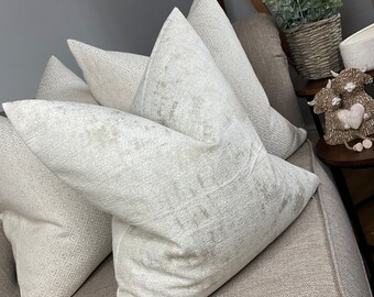 Decorative natural beige ivory cushion cover scatter natural pillow cover for neutral home decor, scatter throw pillow DESIGN Project Fabric