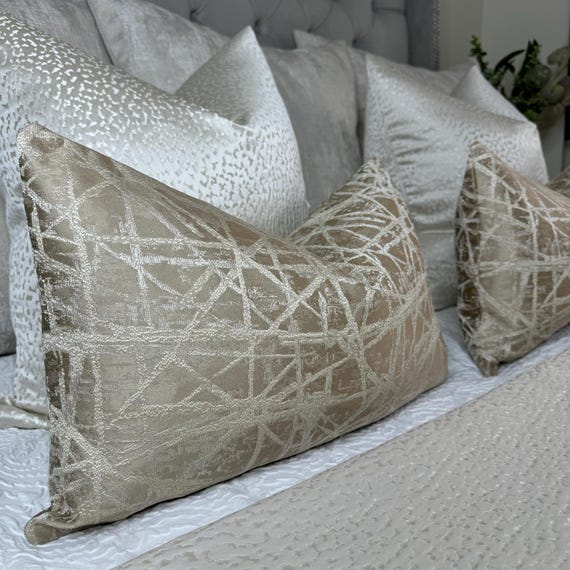 Funda de cojín de piedra arenisca, funda de cojín lumbar para cama