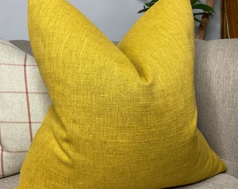 Funda de cojín de tela de mezcla de algodón de John Lewis & Partners, funda de almohada para sofá, cojín decorativo ORCHE, doble cara.