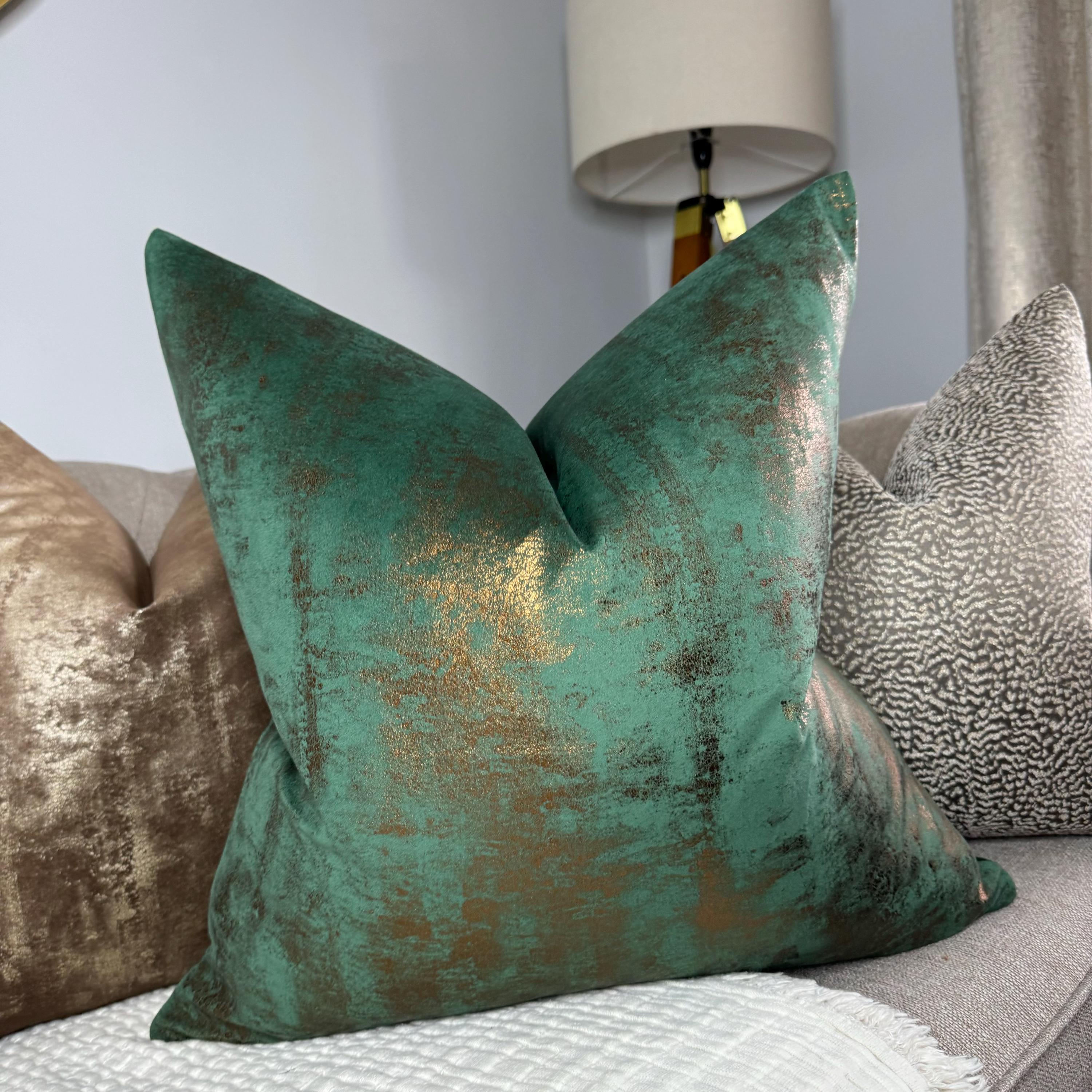 Emerald Green Cushions UK