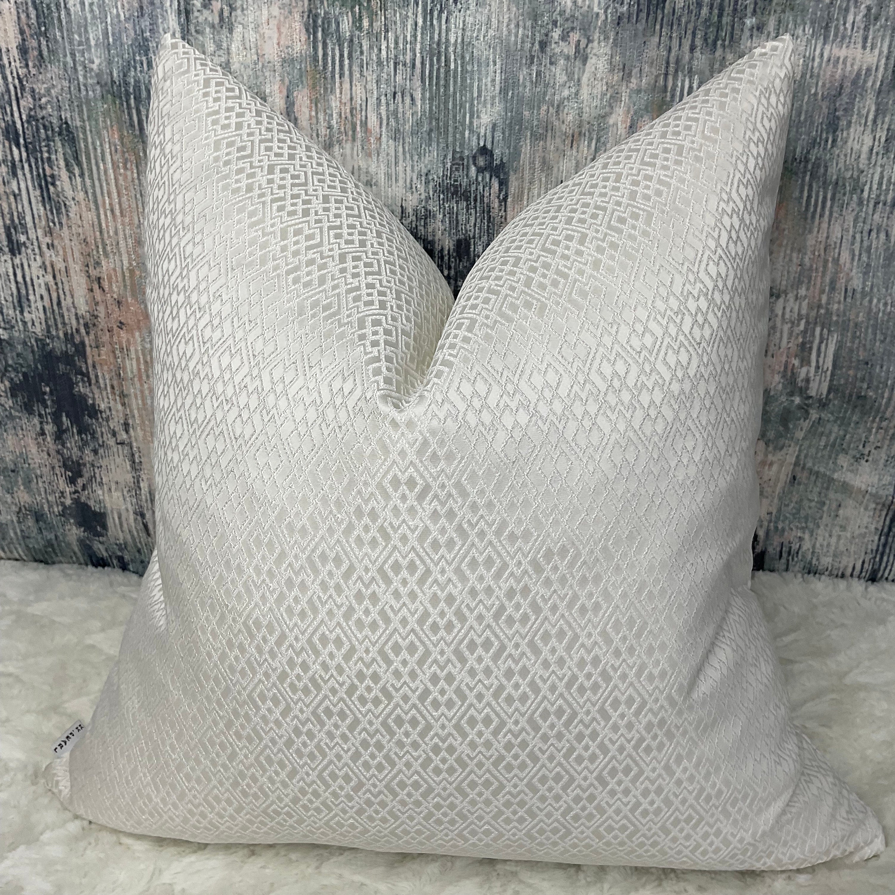 Louis Vuitton White Decorative Pillow Case Soft Cushion Cover – JadaLuxe