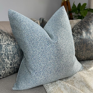 Decorative Cushion Cover Pillow Throw Cover in TEAL - Double Sided Pillow Cover - Worldwide Shipping! - Textured Designer Fabric