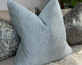 Decorative Cushion Cover Pillow Throw Cover in TEAL - Double Sided Pillow Cover - Worldwide Shipping! - Textured Designer Fabric