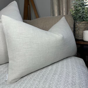 12" x 20" Cushion Cover - Green Pillow Cover - Double Sided - Decorative Cotton Blend Throw Pillow Cover John Lewis Fabric Green