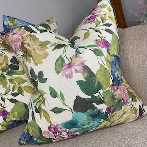 20&quot; x 20&quot;  Cushion Cover Pillow Cover Multicoloured Floral Design  Modern Home Decor for Chair Sofa Bed Pillow Cover Designer Country Home