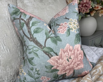 Cushions/Covers Handmade in Laura Ashley Steel Grey Fabrics