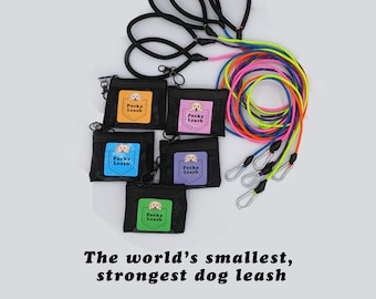 The world's smallest strongest leash fits in the palm of your hand.