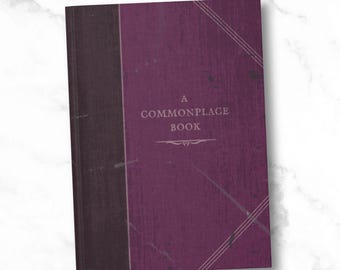 Quarterbound Commonplace Notebook | Moody Dark Academia Journal