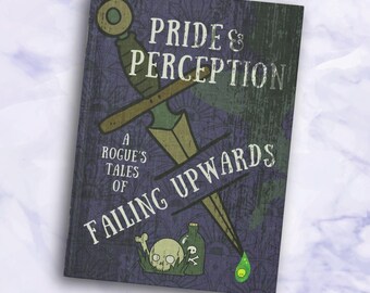 Funny Hardcover Notebook for TTRPG Rogues and Thieves | Dungeon Hero Campaign Diary