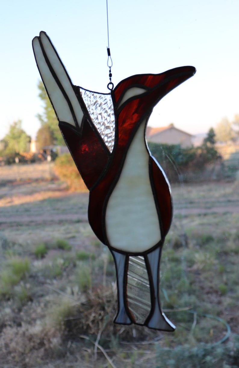 Roadrunner, Stained Glass. Custom Etsy