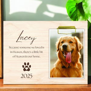 Custom Pet Loss Gift | Dog Remembrance Gift | Pet Memorial Gift | Personalized Pet Memorial Keepsake | Dog Loss Gift for Dog Lovers