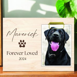 Custom Pet Loss Gift | Dog Remembrance Gift | Pet Memorial Gift | Personalized Pet Memorial Keepsake | Dog Loss Gift for Dog Lovers