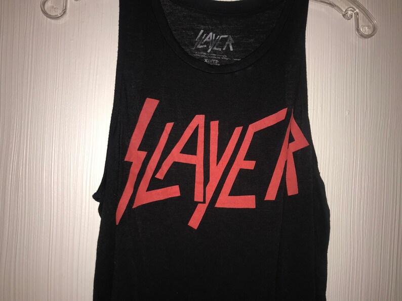 Black Tank with Red SLAYER Logo!